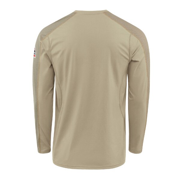 Bulwark Men's Flex Knit Henley in Khaki